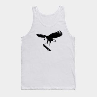 Eagle On A Skateboard Tank Top